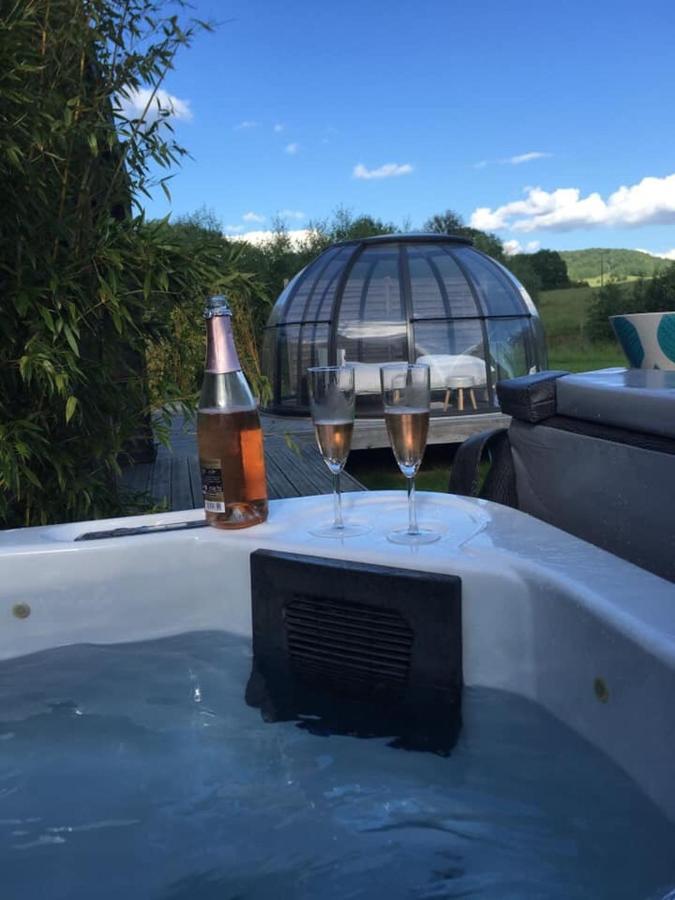 Les Nuits Insolites De La Mothe - Hebergement En Bulle Ou Tiny House Avec Spa Privatif Outremecourt Eksteriør bilde