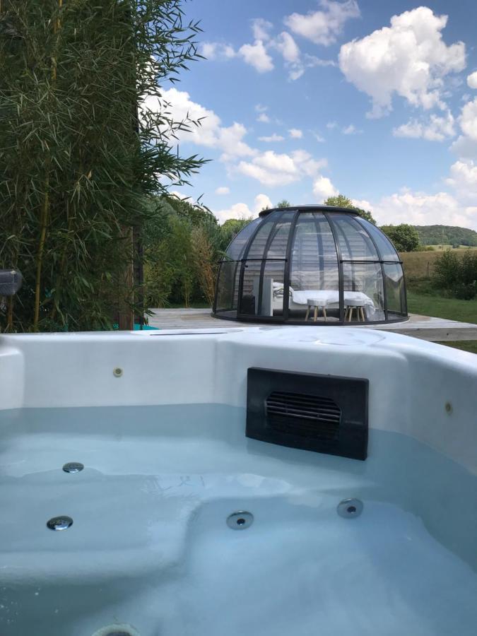 Les Nuits Insolites De La Mothe - Hebergement En Bulle Ou Tiny House Avec Spa Privatif Outremecourt Eksteriør bilde